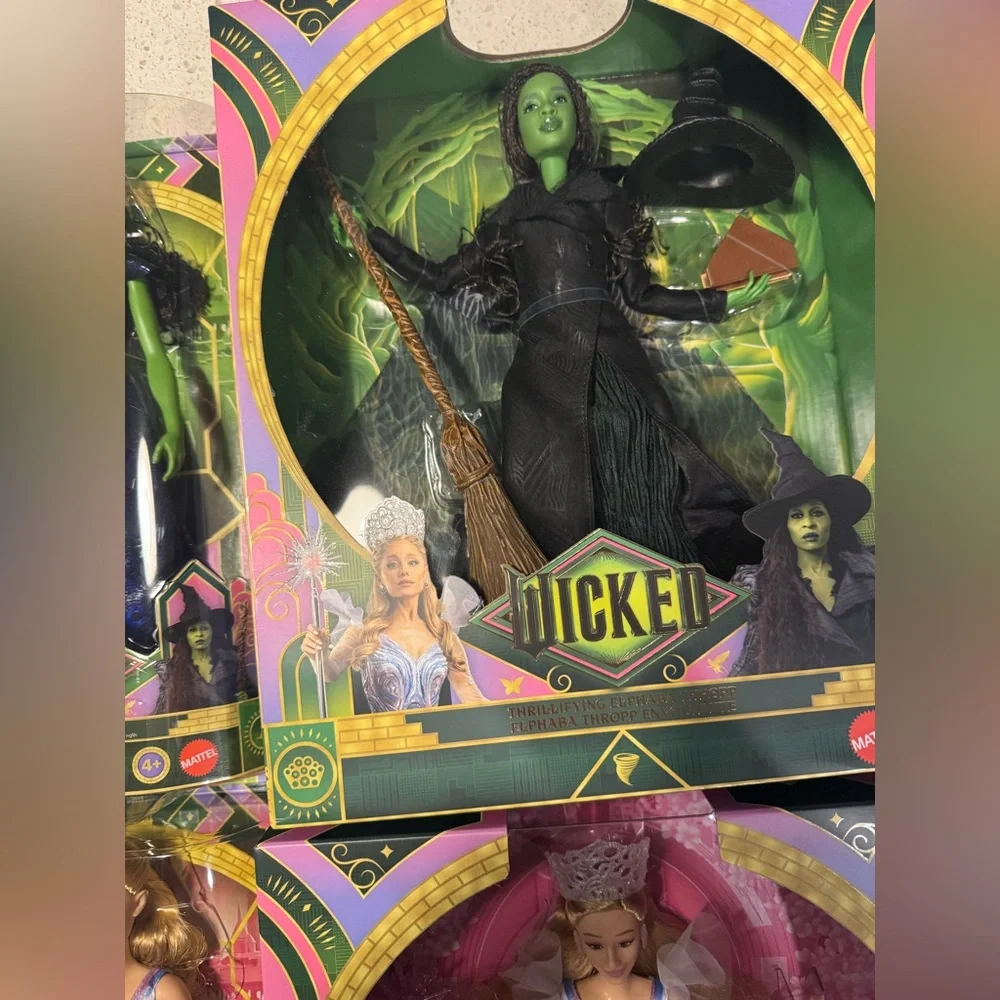 Wicked: For Good Entire Mattel Doll Collection - 6 Dolls Wizard, Elphaba, Glinda